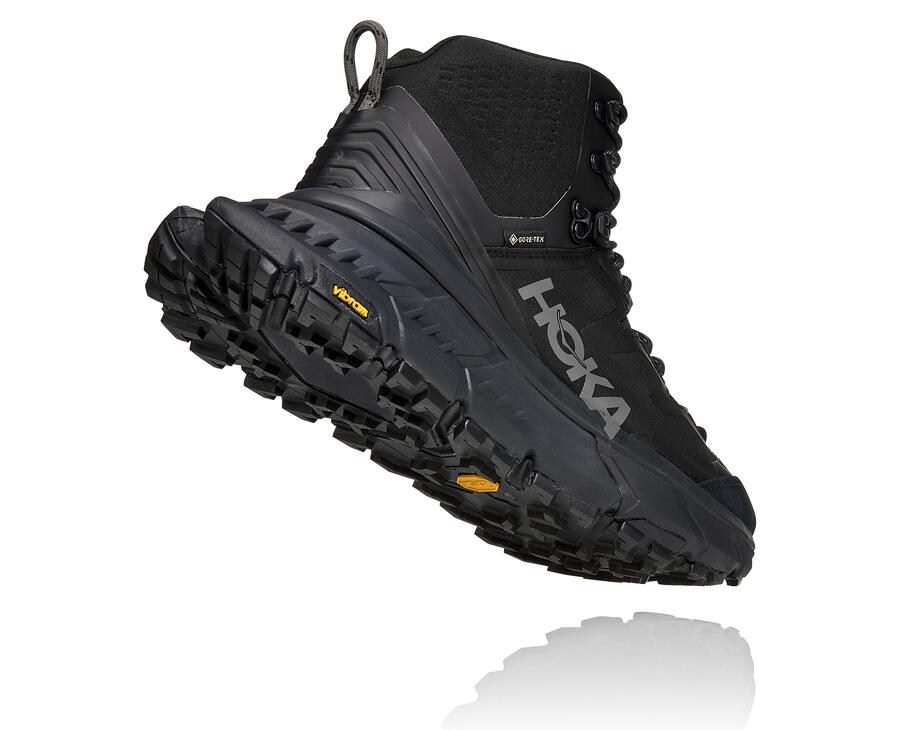 Botas De Montaña Hoka One One Hombre Negros - Tennine Hike Gore-Tex - HJAL76014